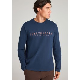 T-shirt με Funky Buddha τύπωμα στο στήθος