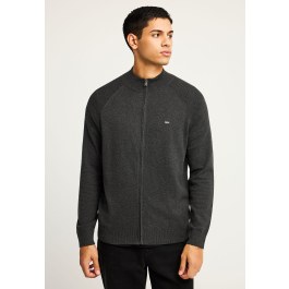 Ανδρική πλεκτή ζακέτα με φερμουάρ