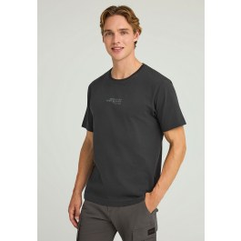 Relaxed fit t-shirt με τύπωμα στην πλάτη