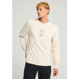 Long-sleeve T-shirt with chest print