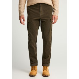 Ανδρικό loose fit κοτλέ cargo παντελόνι