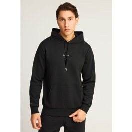 Men's hoodie with embroidered logo on chest