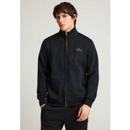 Men's plain zip-up hoodie