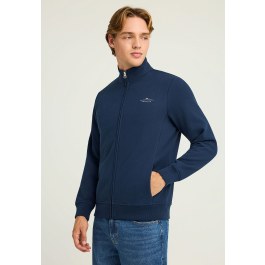 Men's plain zip-up hoodie