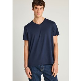 T-shirt με V λαιμόκοψη - The basics collection