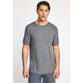 Regular fit garment dyed πλεκτή μπλούζα