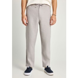 Ανδρικό comfort fit λινό chino παντελόνι