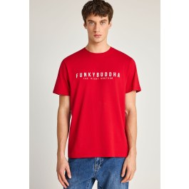 Ανδρικό βαμβακερό t-shirt με τύπωμα