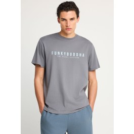 Ανδρικό βαμβακερό t-shirt με τύπωμα