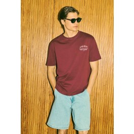 Ανδρικό relaxed t-shirt με τύπωμα στην πλάτη