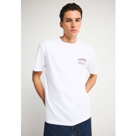 Ανδρικό relaxed t-shirt με τύπωμα στην πλάτη