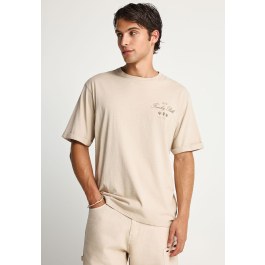 Ανδρικό βαμβακερό relaxed t-shirt με τύπωμα