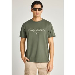 T-shirt with printed logo