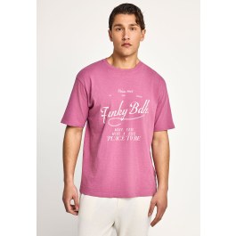 Ανδρικό relaxed t-shirt με τύπωμα