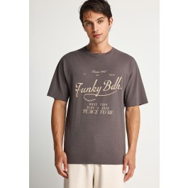 Ανδρικό relaxed t-shirt με τύπωμα