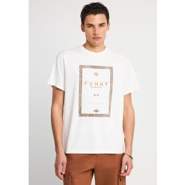 Ανδρικό βαμβακερό t-shirt με τύπωμα