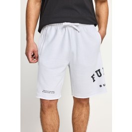 Ανδρική βερμούδα αθλητική με τυπωμένο logo