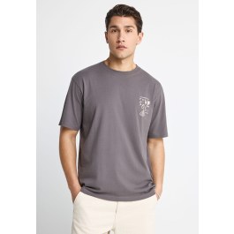 T-shirt με τύπωμα στην πλάτη