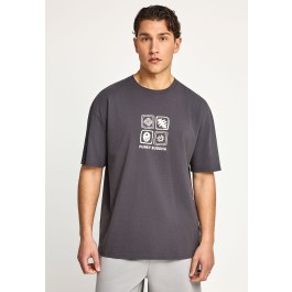 Men's oversized t-shirt with print on the back