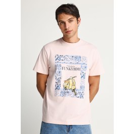 Ανδρικό βαμβακερό t-shirt με τύπωμα
