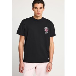 Men's cotton t-shirt with print on the back