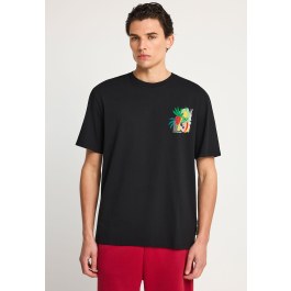 Ανδρικό relaxed t-shirt με τύπωμα στην πλάτη