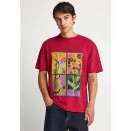 Ανδρικό relaxed t-shirt με τύπωμα