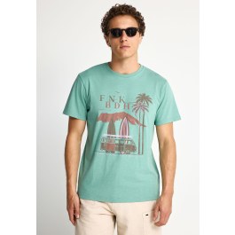 Ανδρικό βαμβακερό t-shirt με τύπωμα