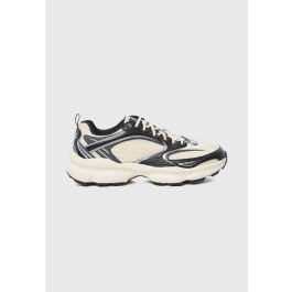 Men's retro mesh running sneakers with chunky sole