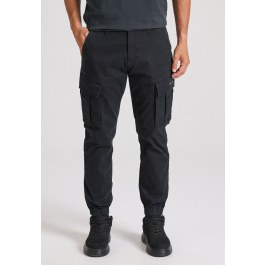 Ανδρικό comfort cargo παντελόνι με cuffed τελείωμα