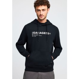 Men's hoodie with back print Garage 55