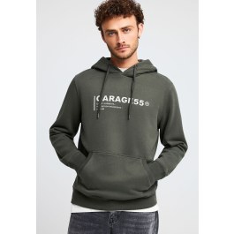 Men's hoodie with back print Garage 55