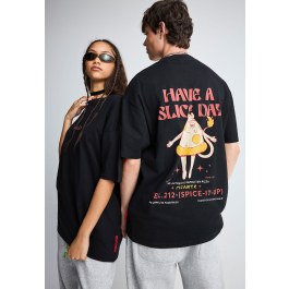 FNK.GRWN printed t-shirt SLICE-IT-UP 