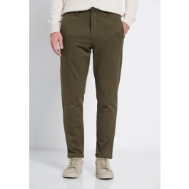 Men's casual pants made of artificial silk - Marron label