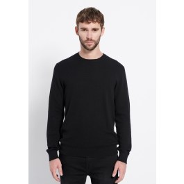 Men's slim fit pullover with waffle weaving - Marron label